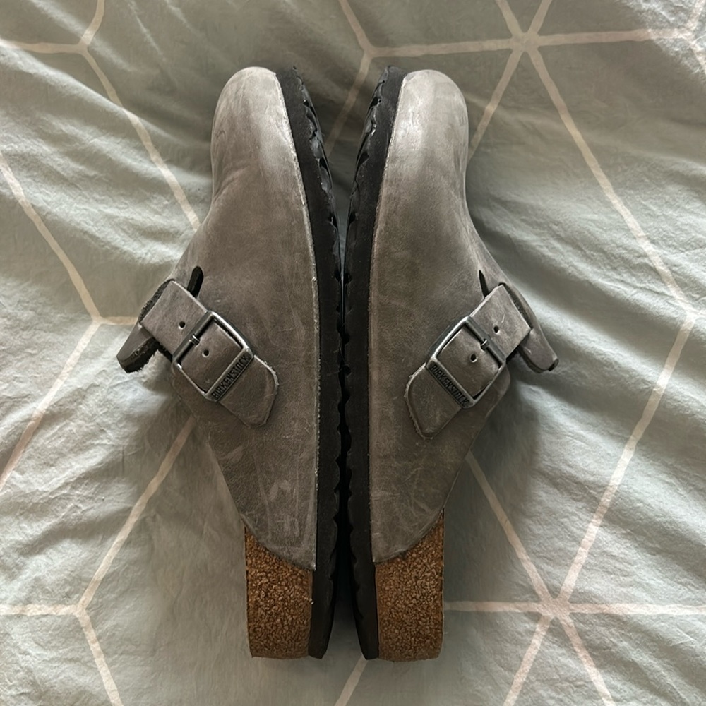 Birkenstock Men's Leather Boston Clog